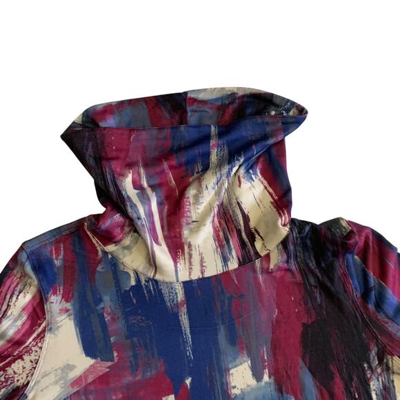 A' La Carte Women's Size M Pullover Mock Turtle Neck Top Blouse Brand New - Picture 7 of 15